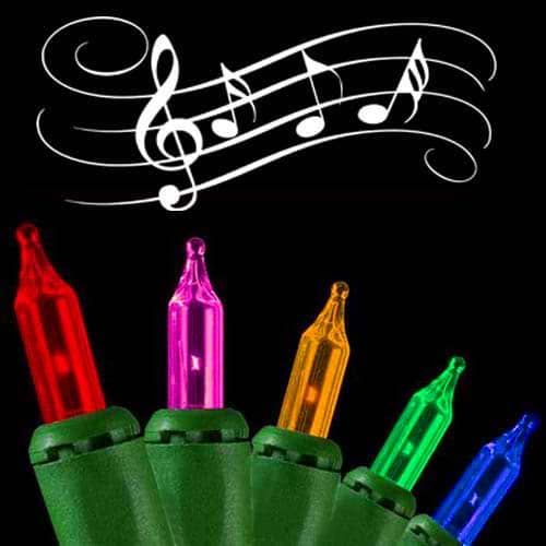 Multi-Colored Musical Christmas Lights